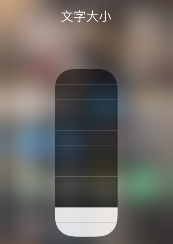唐县苹果手机维修分享小技巧：在 iPhone 控制中心快速调节字体大小 